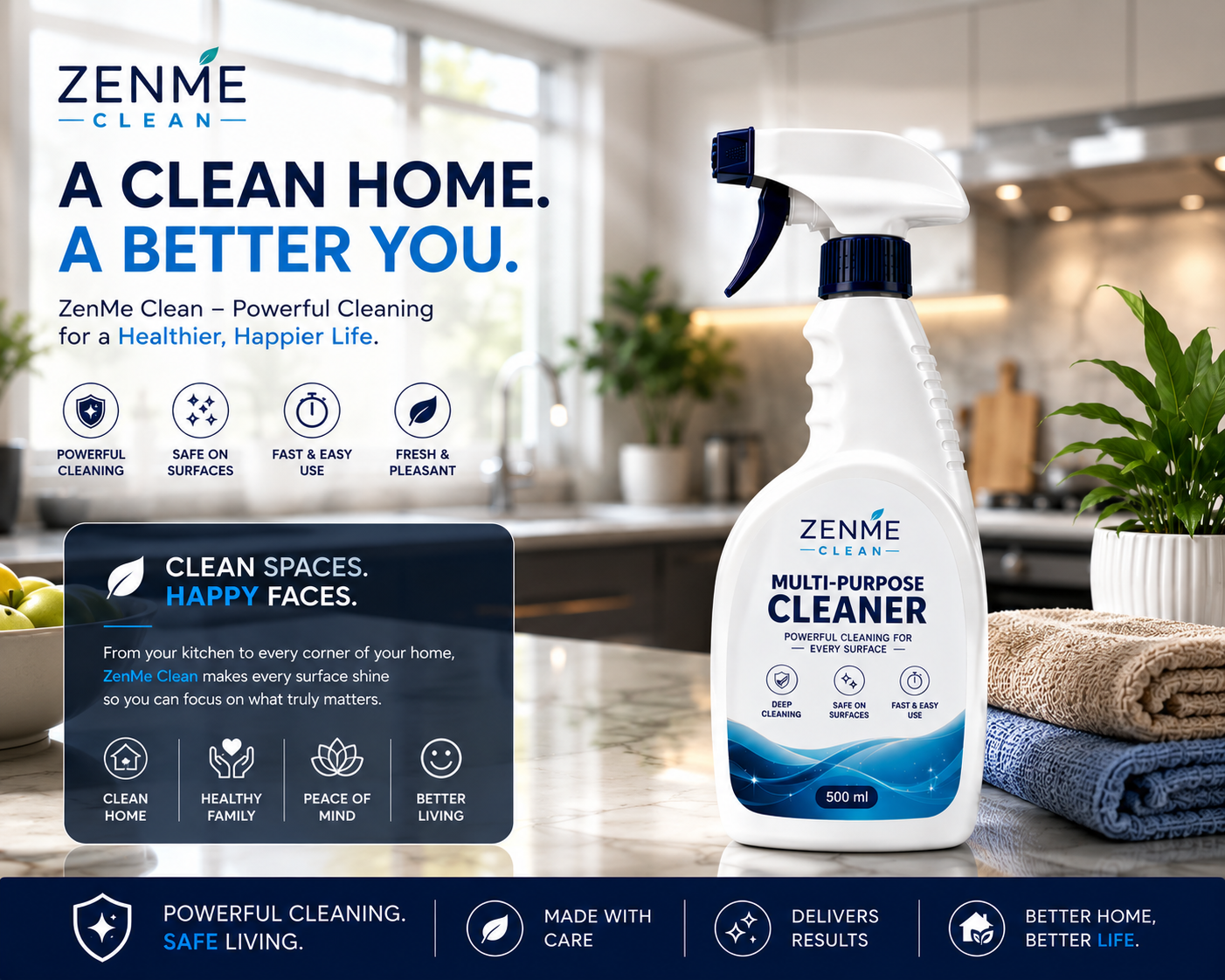 Highly Effective Mould Removal Spray - Prevents Mould Regrowth🦠 - Zenme Clean