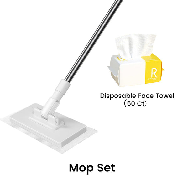 💦Last Day Sales 50% OFF🧹Disposable Dust Mop with 4 Reusable Cloths