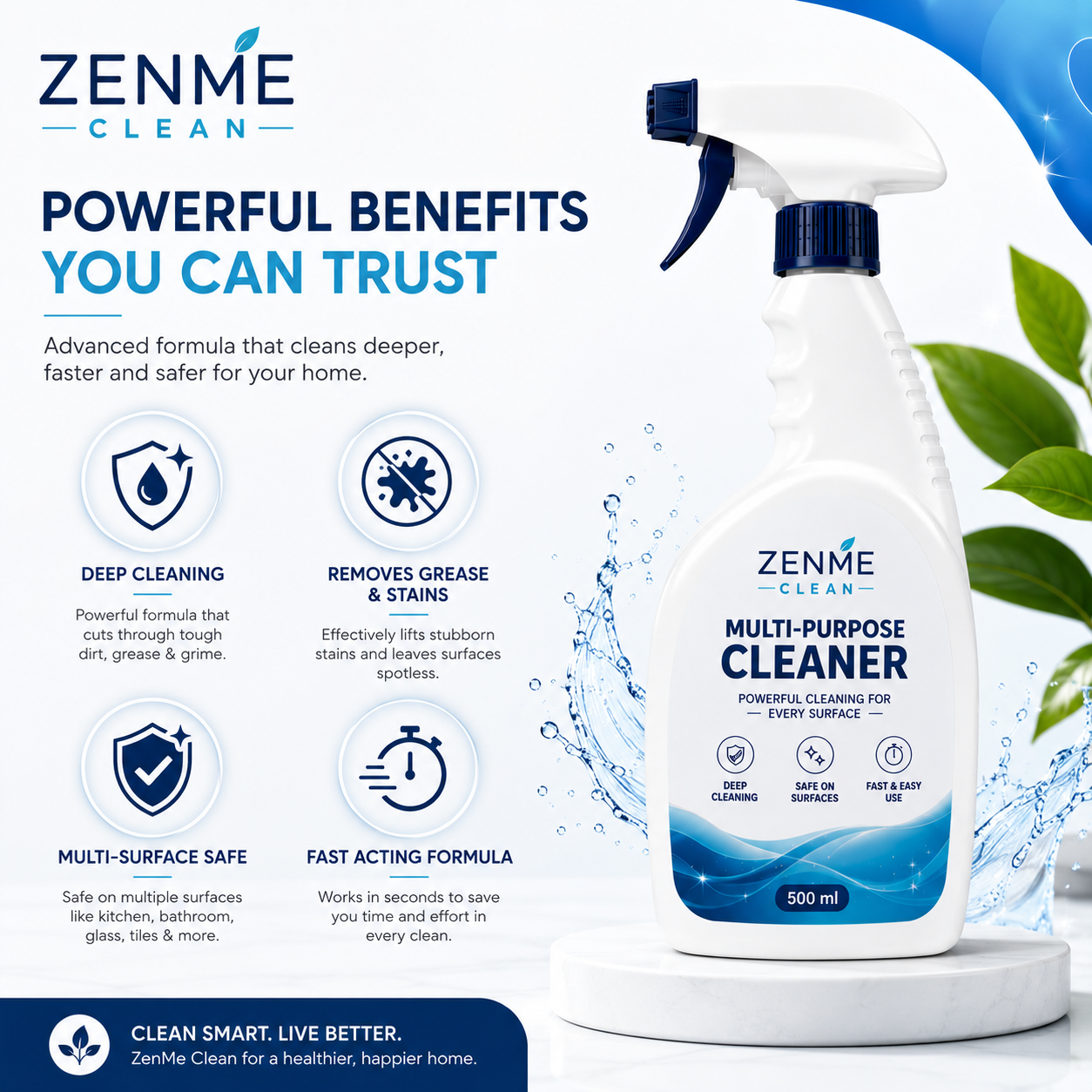 Highly Effective Mould Removal Spray - Prevents Mould Regrowth🦠 - Zenme Clean